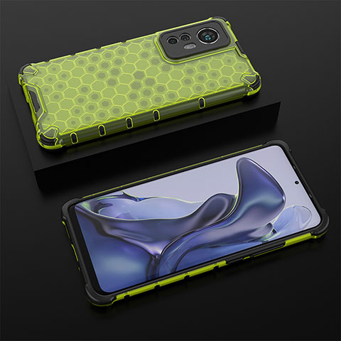 Funda Silicona Ultrafina Goma 360 Grados Carcasa S06 para Xiaomi Mi 12 5G Verde