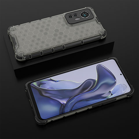 Funda Silicona Ultrafina Goma 360 Grados Carcasa S06 para Xiaomi Mi 12 Lite 5G Gris