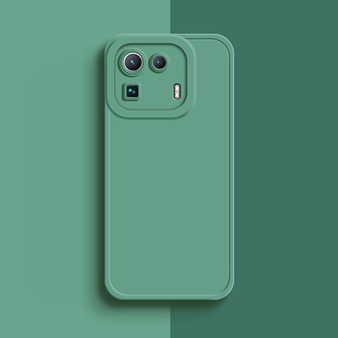 Funda Silicona Ultrafina Goma 360 Grados Carcasa S07 para Xiaomi Mi 11 Pro 5G Verde