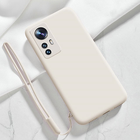 Funda Silicona Ultrafina Goma 360 Grados Carcasa S07 para Xiaomi Mi 12S Pro 5G Blanco