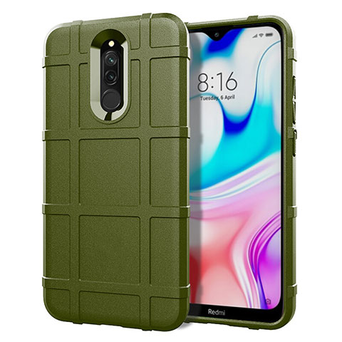 Funda Silicona Ultrafina Goma 360 Grados Carcasa S07 para Xiaomi Redmi 8 Verde