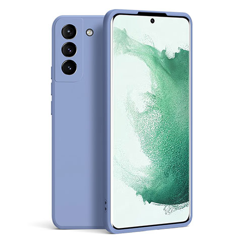 Funda Silicona Ultrafina Goma 360 Grados Carcasa S08 para Samsung Galaxy S22 Plus 5G Gris Lavanda