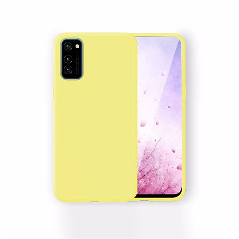 Funda Silicona Ultrafina Goma 360 Grados Carcasa T01 para Huawei Honor V30 Pro 5G Amarillo