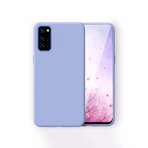 Funda Silicona Ultrafina Goma 360 Grados Carcasa T01 para Huawei Honor V30 Pro 5G Azul Cielo