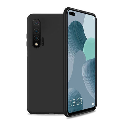 Funda Silicona Ultrafina Goma 360 Grados Carcasa T01 para Huawei Nova 6 5G Negro