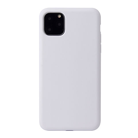 Funda Silicona Ultrafina Goma 360 Grados Carcasa Y01 para Apple iPhone 11 Pro Blanco