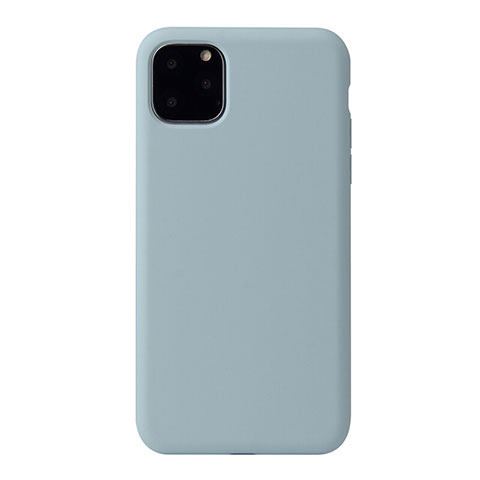 Funda Silicona Ultrafina Goma 360 Grados Carcasa Y01 para Apple iPhone 11 Pro Cian