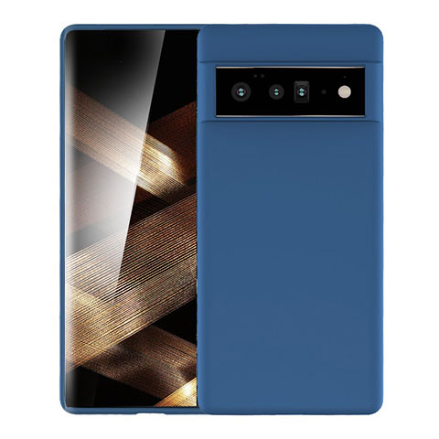 Funda Silicona Ultrafina Goma 360 Grados Carcasa YK1 para Google Pixel 6 Pro 5G Azul