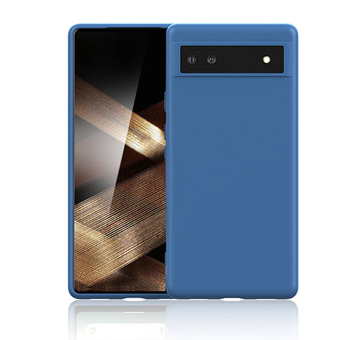 Funda Silicona Ultrafina Goma 360 Grados Carcasa YK1 para Google Pixel 6a 5G Azul