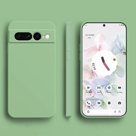 Funda Silicona Ultrafina Goma 360 Grados Carcasa YK1 para Google Pixel 7 Pro 5G Menta Verde