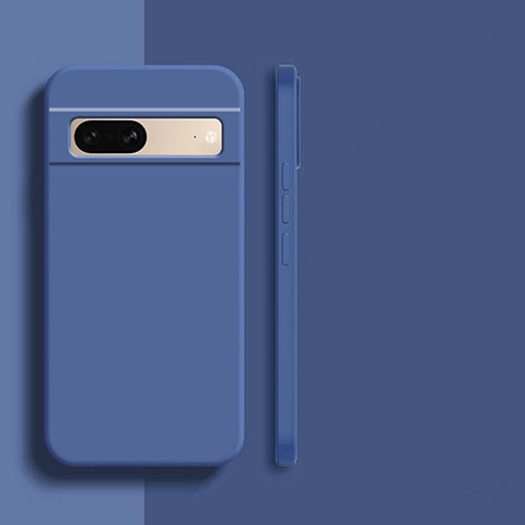 Funda Silicona Ultrafina Goma 360 Grados Carcasa YK1 para Google Pixel 7a 5G Azul