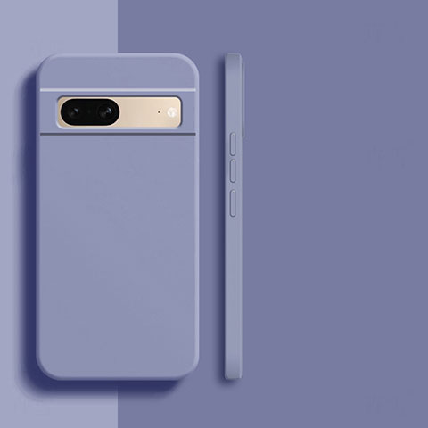 Funda Silicona Ultrafina Goma 360 Grados Carcasa YK1 para Google Pixel 7a 5G Gris Lavanda