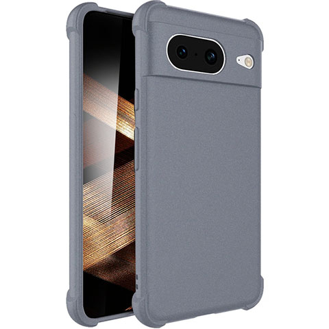 Funda Silicona Ultrafina Goma 360 Grados Carcasa YK1 para Google Pixel 8 5G Gris