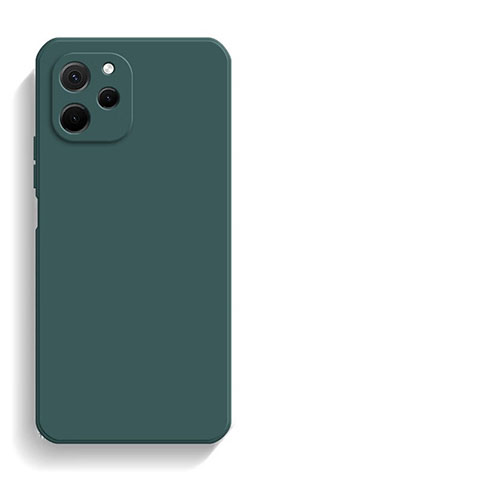 Funda Silicona Ultrafina Goma 360 Grados Carcasa YK1 para Huawei Enjoy 50z Verde Noche