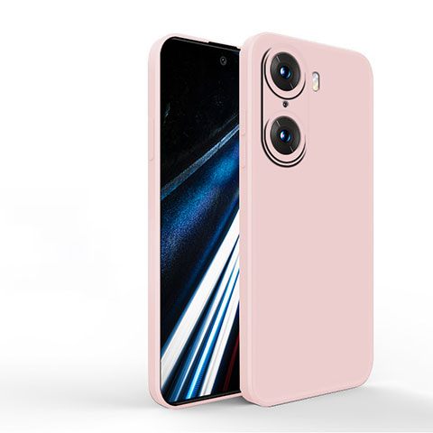 Funda Silicona Ultrafina Goma 360 Grados Carcasa YK1 para Huawei Honor 60 Pro 5G Rosa