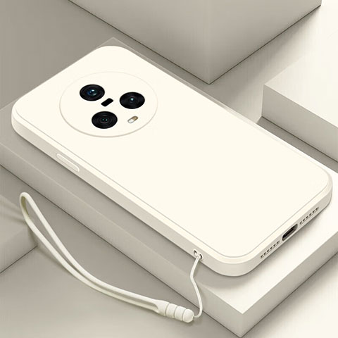 Funda Silicona Ultrafina Goma 360 Grados Carcasa YK1 para Huawei Honor Magic5 5G Blanco