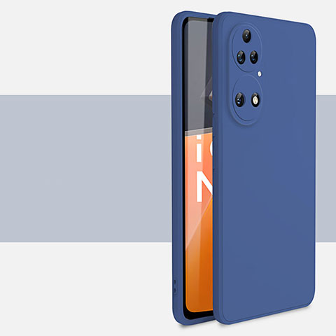 Funda Silicona Ultrafina Goma 360 Grados Carcasa YK1 para Huawei P50 Azul