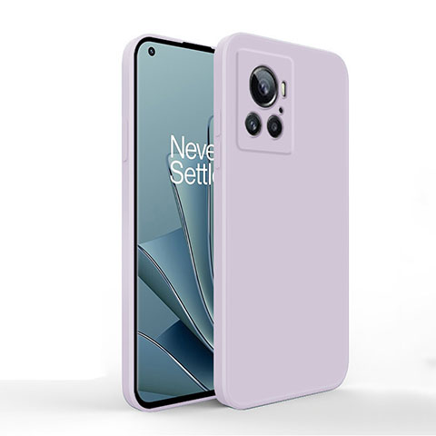 Funda Silicona Ultrafina Goma 360 Grados Carcasa YK1 para OnePlus 10R 5G Purpura Claro