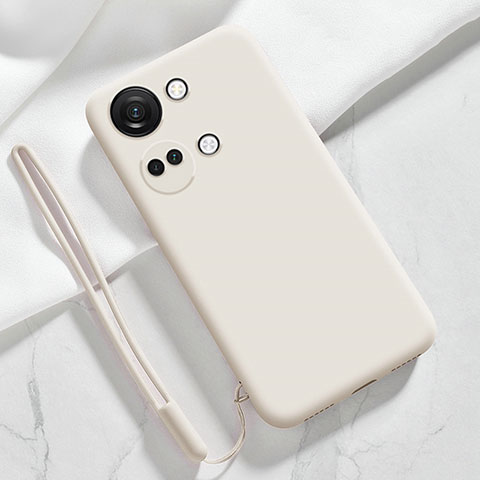 Funda Silicona Ultrafina Goma 360 Grados Carcasa YK1 para OnePlus Ace 2V 5G Blanco