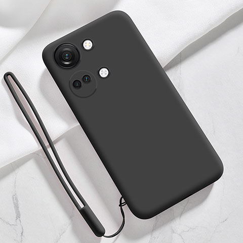 Funda Silicona Ultrafina Goma 360 Grados Carcasa YK1 para OnePlus Ace 2V 5G Negro