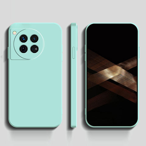 Funda Silicona Ultrafina Goma 360 Grados Carcasa YK1 para OnePlus Ace 3 5G Cian