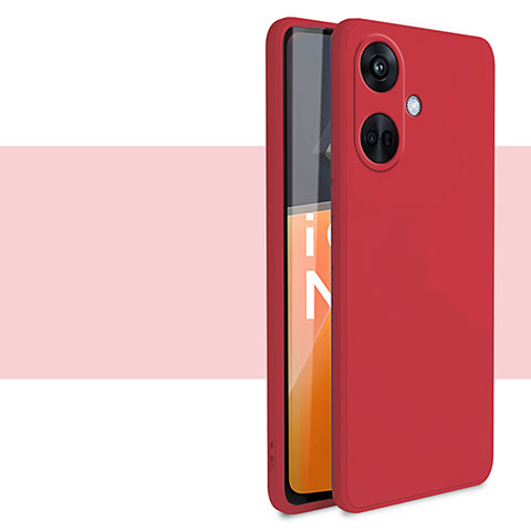 Funda Silicona Ultrafina Goma 360 Grados Carcasa YK1 para Oppo K11 5G Rojo