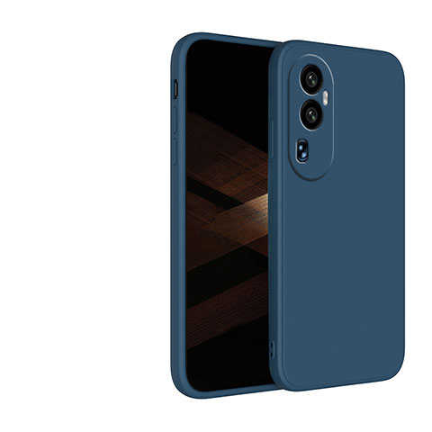 Funda Silicona Ultrafina Goma 360 Grados Carcasa YK1 para Oppo Reno10 Pro+ Plus 5G Azul