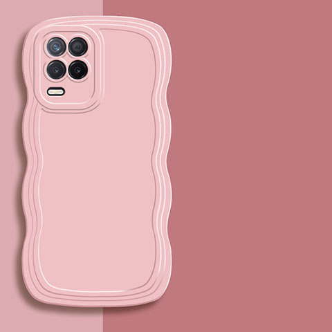 Funda Silicona Ultrafina Goma 360 Grados Carcasa YK1 para Realme 8s 5G Rosa