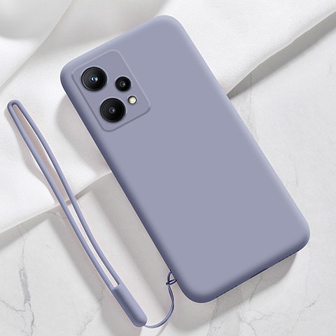 Funda Silicona Ultrafina Goma 360 Grados Carcasa YK1 para Realme 9 5G Gris Lavanda