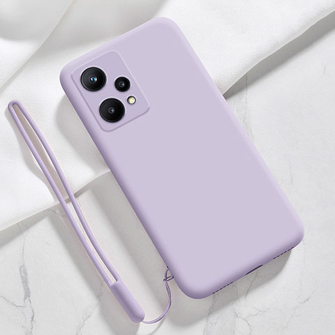 Funda Silicona Ultrafina Goma 360 Grados Carcasa YK1 para Realme 9 5G Purpura Claro