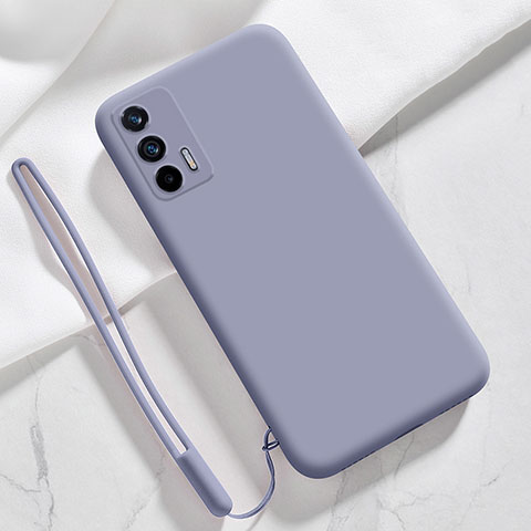 Funda Silicona Ultrafina Goma 360 Grados Carcasa YK1 para Realme GT Neo 2T 5G Gris Lavanda