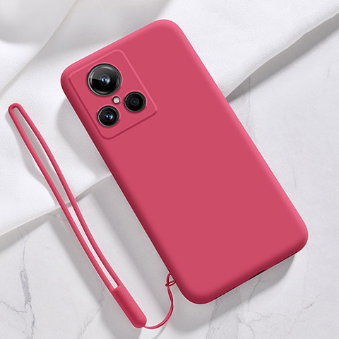 Funda Silicona Ultrafina Goma 360 Grados Carcasa YK1 para Realme GT2 Master Explorer Rojo