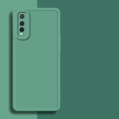 Funda Silicona Ultrafina Goma 360 Grados Carcasa YK1 para Vivo iQOO U1 Verde