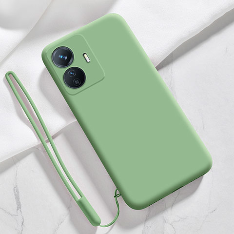 Funda Silicona Ultrafina Goma 360 Grados Carcasa YK1 para Vivo iQOO Z6 Lite 5G Verde