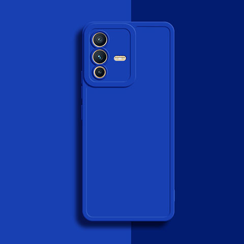 Funda Silicona Ultrafina Goma 360 Grados Carcasa YK1 para Vivo V23 5G Azul