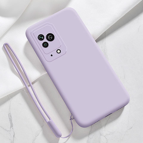 Funda Silicona Ultrafina Goma 360 Grados Carcasa YK1 para Xiaomi Black Shark 5 5G Purpura Claro