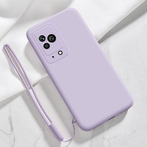 Funda Silicona Ultrafina Goma 360 Grados Carcasa YK1 para Xiaomi Black Shark 5 Pro 5G Purpura Claro