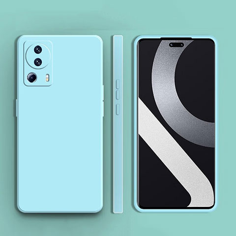 Funda Silicona Ultrafina Goma 360 Grados Carcasa YK1 para Xiaomi Civi 2 5G Azul Claro