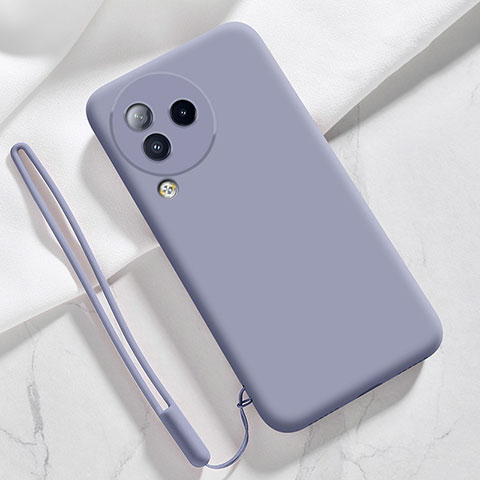 Funda Silicona Ultrafina Goma 360 Grados Carcasa YK1 para Xiaomi Civi 3 5G Gris Lavanda