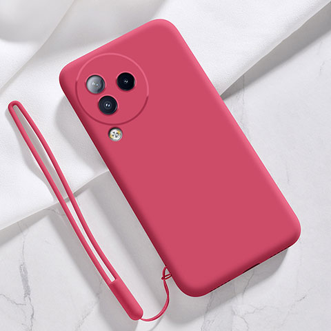 Funda Silicona Ultrafina Goma 360 Grados Carcasa YK1 para Xiaomi Civi 3 5G Rojo