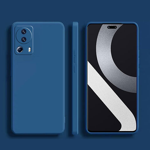 Funda Silicona Ultrafina Goma 360 Grados Carcasa YK1 para Xiaomi Mi 12 Lite NE 5G Azul