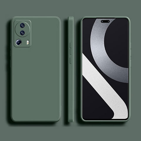 Funda Silicona Ultrafina Goma 360 Grados Carcasa YK1 para Xiaomi Mi 13 Lite 5G Verde