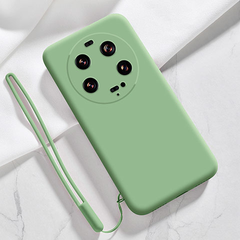 Funda Silicona Ultrafina Goma 360 Grados Carcasa YK1 para Xiaomi Mi 13 Ultra 5G Verde