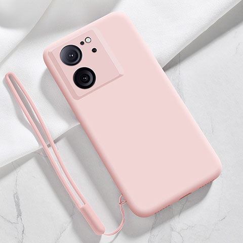 Funda Silicona Ultrafina Goma 360 Grados Carcasa YK1 para Xiaomi Mi 13T 5G Rosa