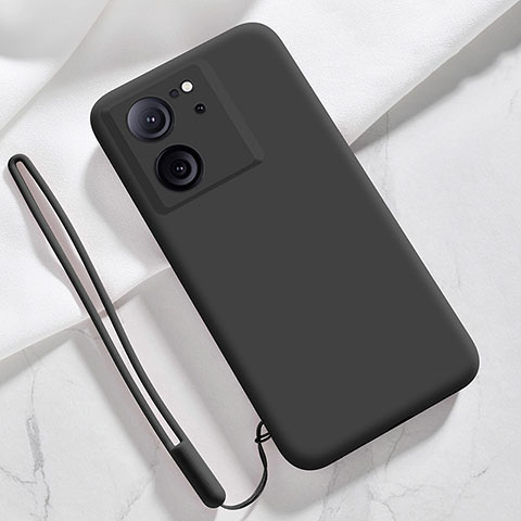 Funda Silicona Ultrafina Goma 360 Grados Carcasa YK1 para Xiaomi Mi 13T Pro 5G Negro