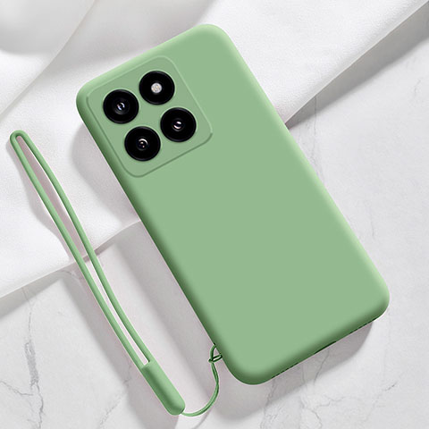 Funda Silicona Ultrafina Goma 360 Grados Carcasa YK1 para Xiaomi Mi 14 Pro 5G Verde