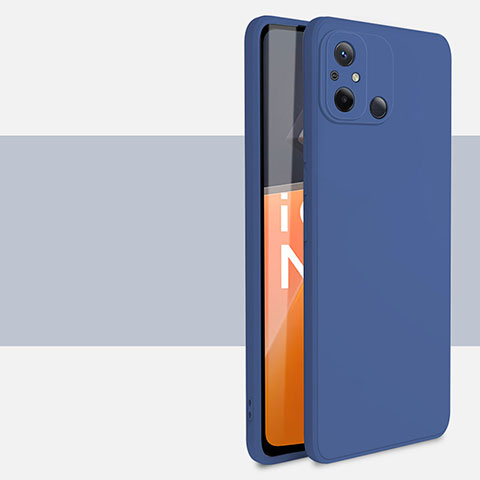 Funda Silicona Ultrafina Goma 360 Grados Carcasa YK1 para Xiaomi Poco C55 Azul