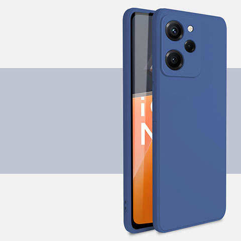 Funda Silicona Ultrafina Goma 360 Grados Carcasa YK1 para Xiaomi Poco X5 Pro 5G Azul