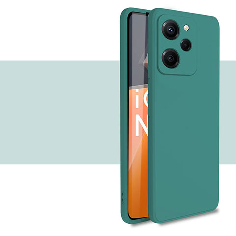 Funda Silicona Ultrafina Goma 360 Grados Carcasa YK1 para Xiaomi Poco X5 Pro 5G Verde