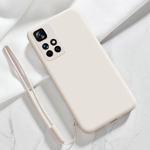 Funda Silicona Ultrafina Goma 360 Grados Carcasa YK1 para Xiaomi Redmi 10 (2022) Blanco